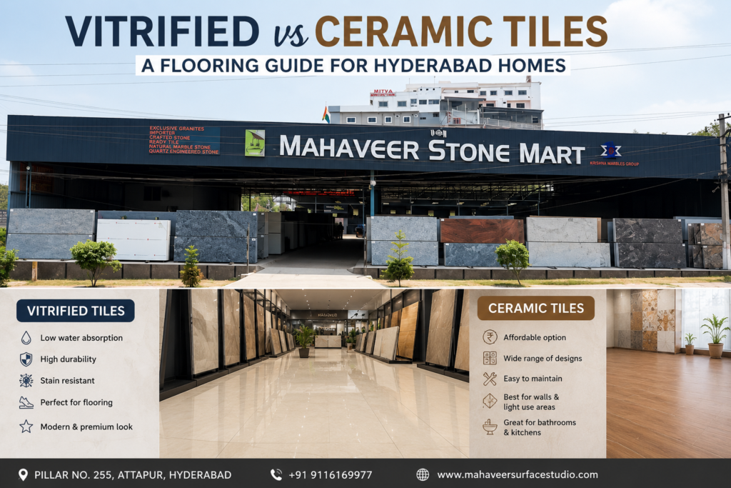 ceramic vs vitrified tiles