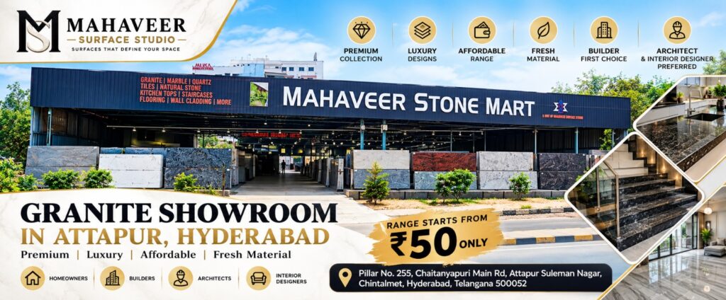 granite showroom in Attapur Hyderabad